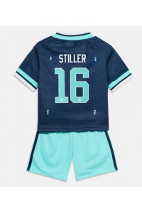 Saksa Angelo Stiller #16 Jalkapallovaatteet Lasten Vieraspeliasu MM-kisat 2026 Lyhythihainen (+ Lyhyet housut)